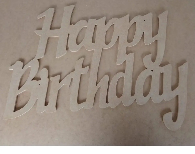 Happy Mdf  - Pegue e monte da Fada Madrinha decorações 