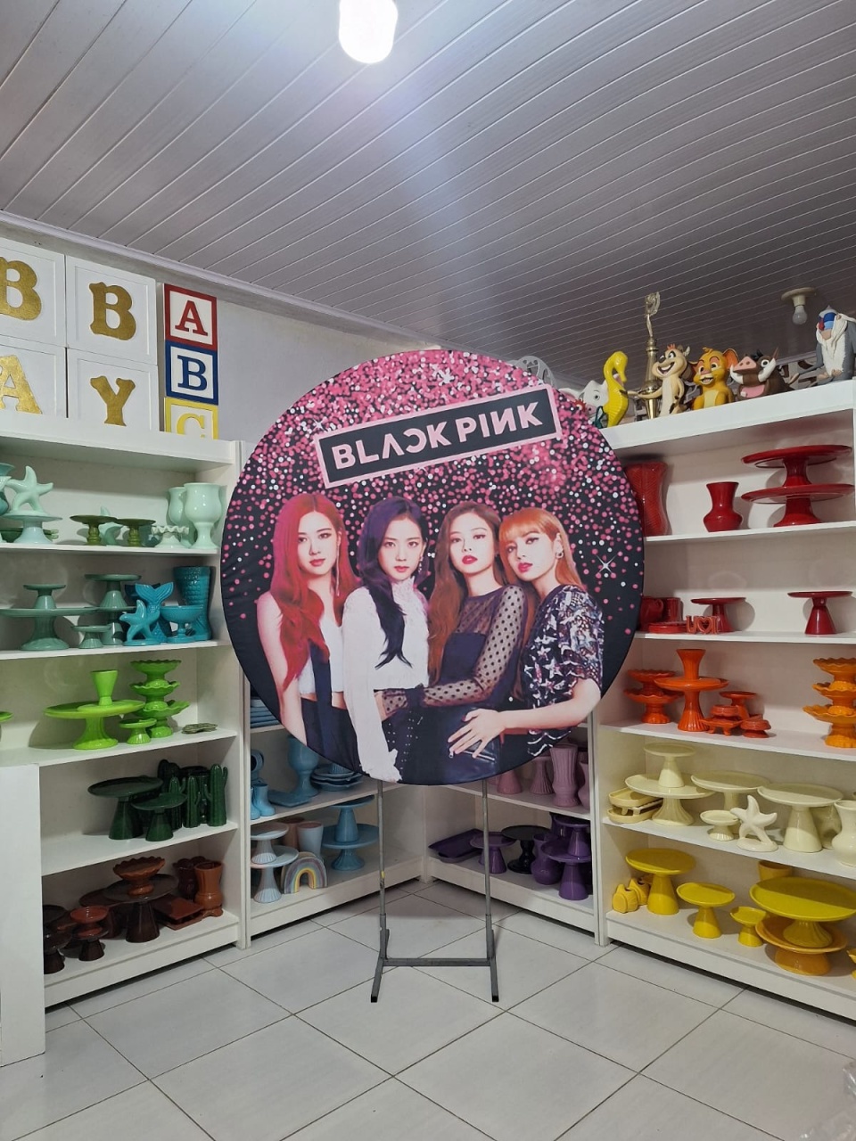 Painel Black Pink  - Pegue e monte da Fada Madrinha decorações 