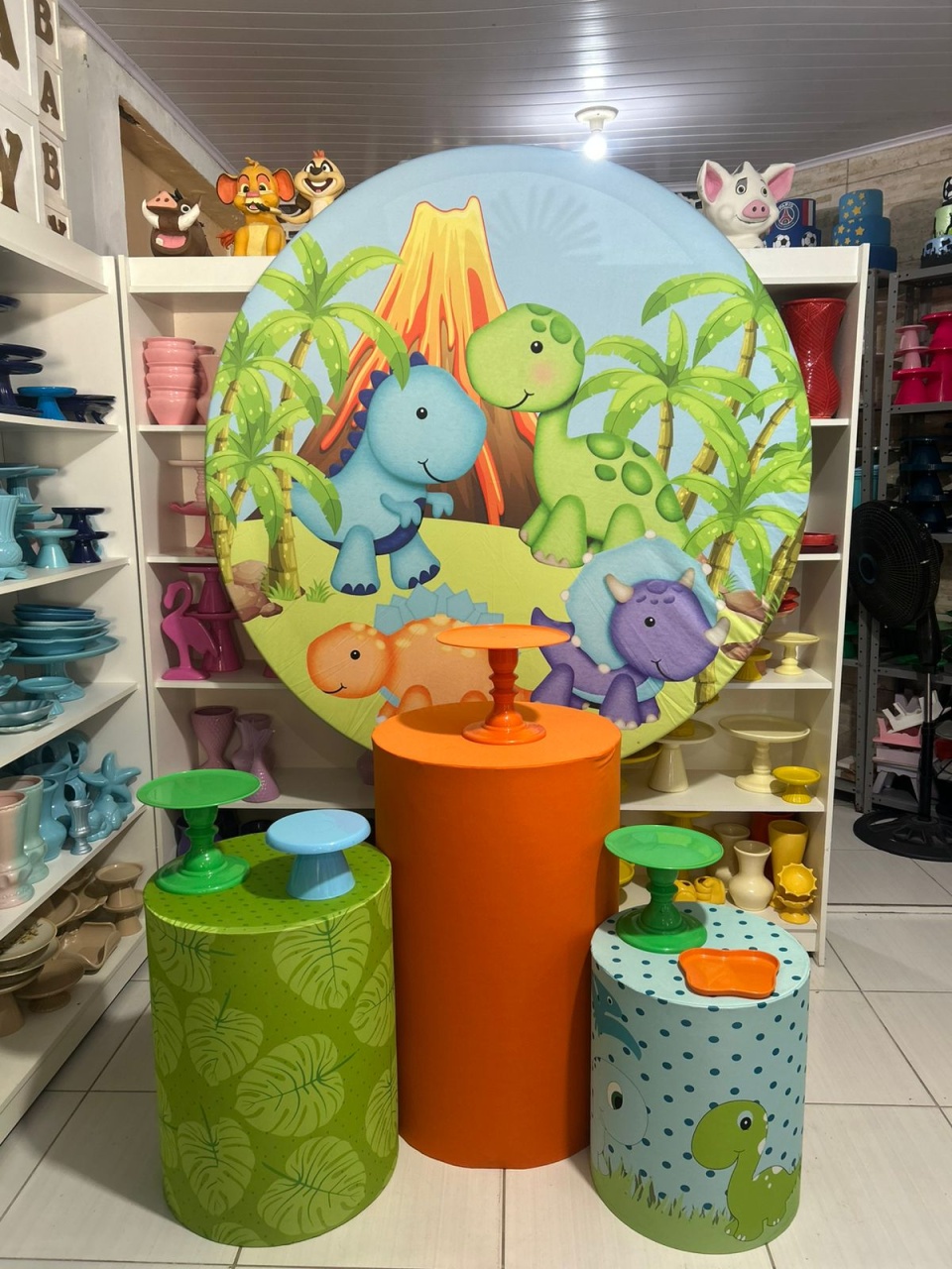 Dinossauros Kit 1 - Pegue e monte da Fada Madrinha decorações 