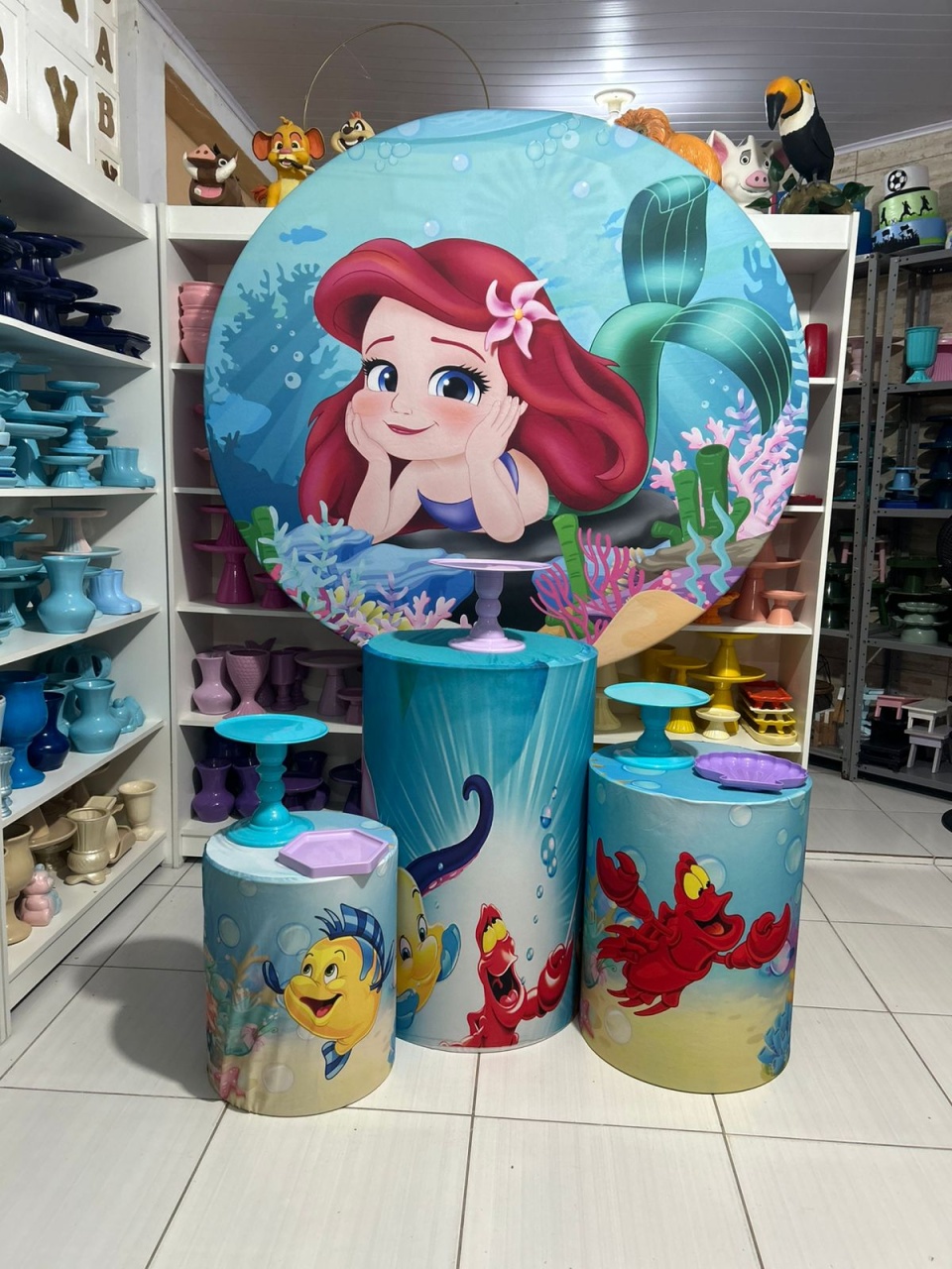 Ariel Baby Kit 1 - Pegue e monte da Fada Madrinha decorações 