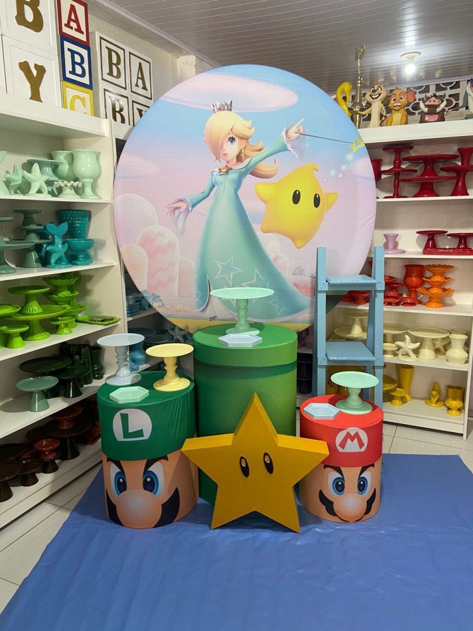 Princesa Rosalina Kit 2 - Pegue e monte da Fada Madrinha decorações 