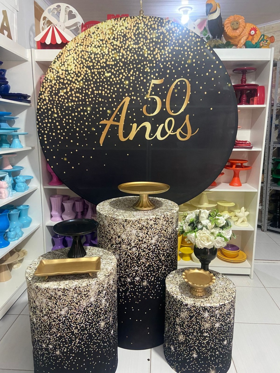 50 Anos - Pegue e monte da Fada Madrinha decorações 