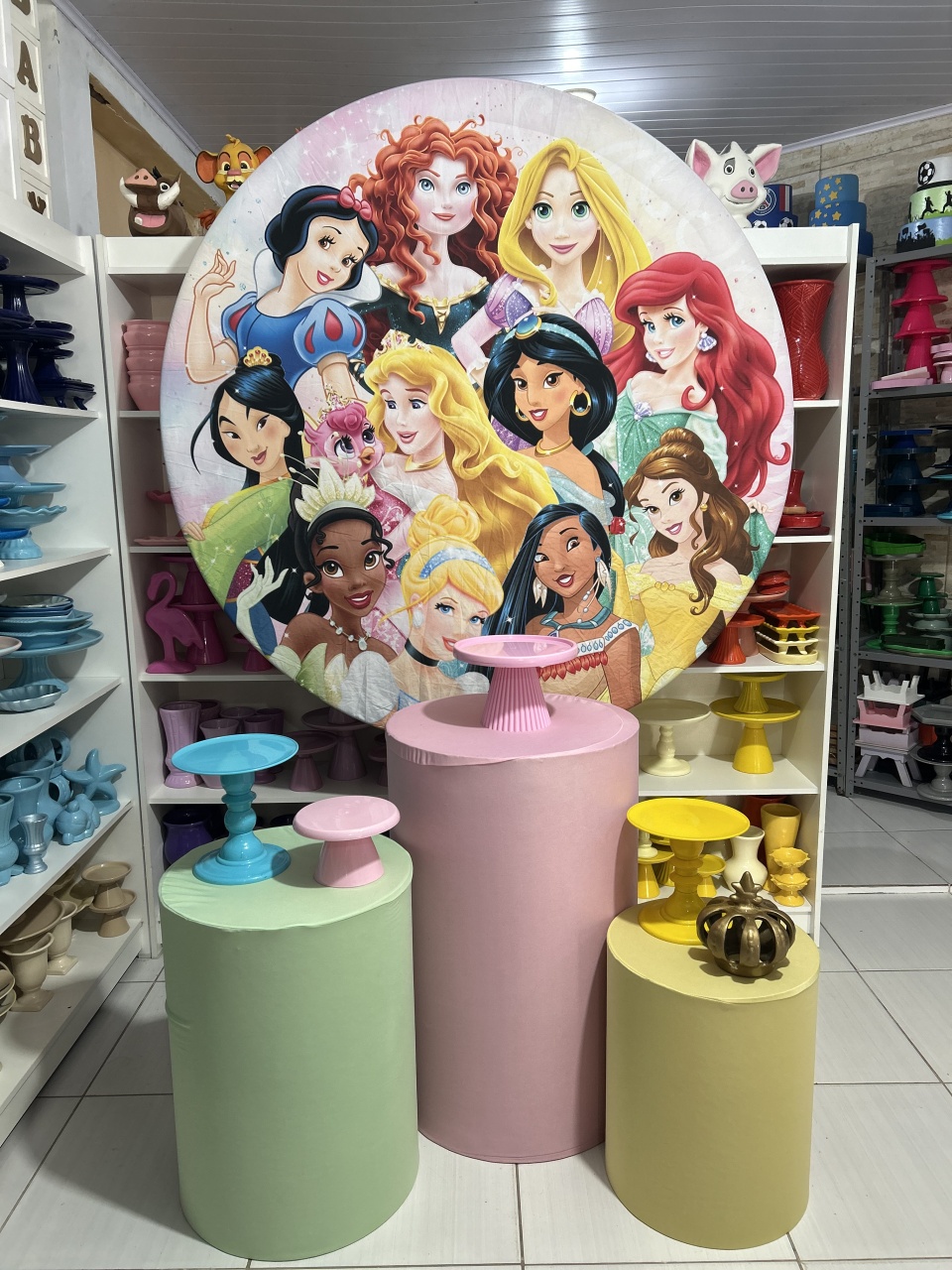 Princesas - Kit 1 - Pegue e monte da Fada Madrinha decorações 