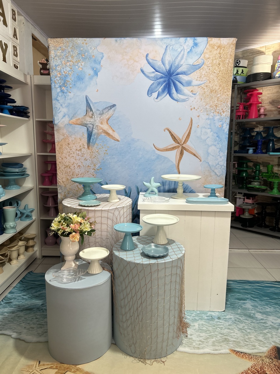 Kit Fundo Do Mar Adulto - Pegue e monte da Fada Madrinha decorações 