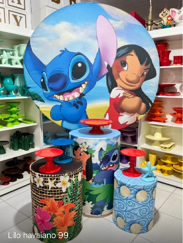 Lilo & Stitch 1 - Pegue e monte da Fada Madrinha decorações 