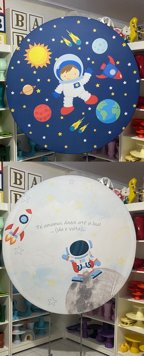 Tecidos Astronauta  - Pegue e monte da Fada Madrinha decorações 