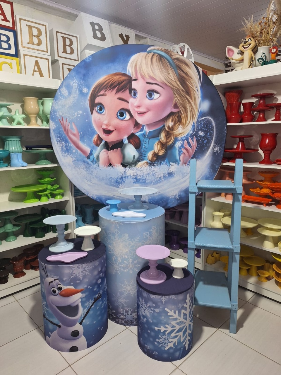 Kit Frozen Kids  - Pegue e monte da Fada Madrinha decorações 