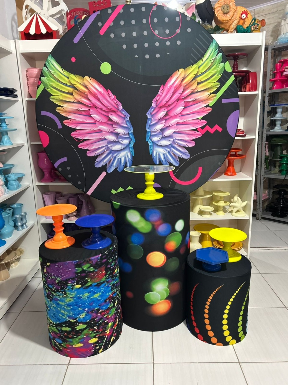 Neon Asas Kit 1 - Pegue e monte da Fada Madrinha decorações 