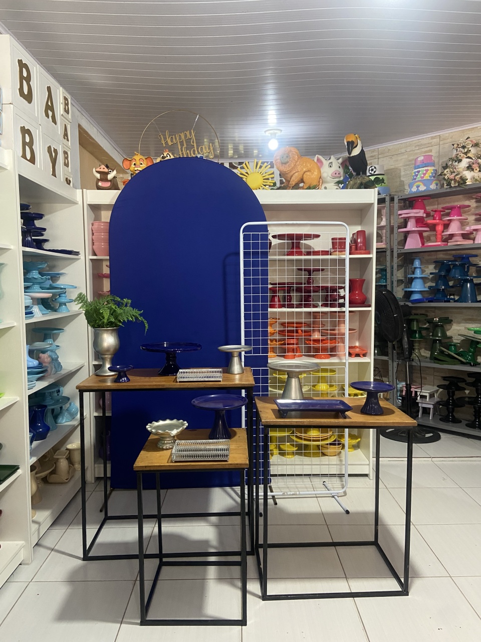 Azul Prata  - Pegue e monte da Fada Madrinha decorações 