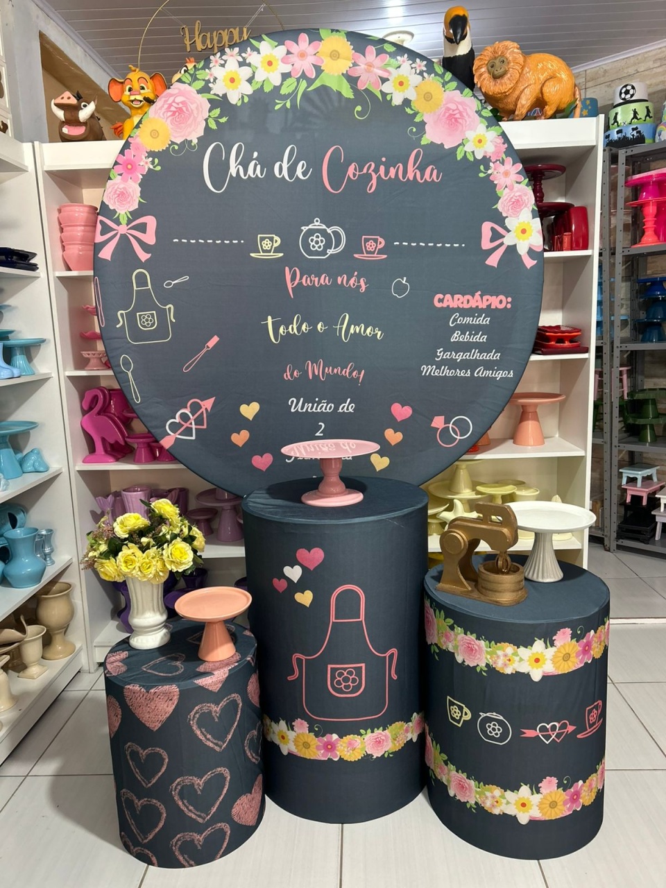 Chá de Cozinha Kit 1 - Pegue e monte da Fada Madrinha decorações 
