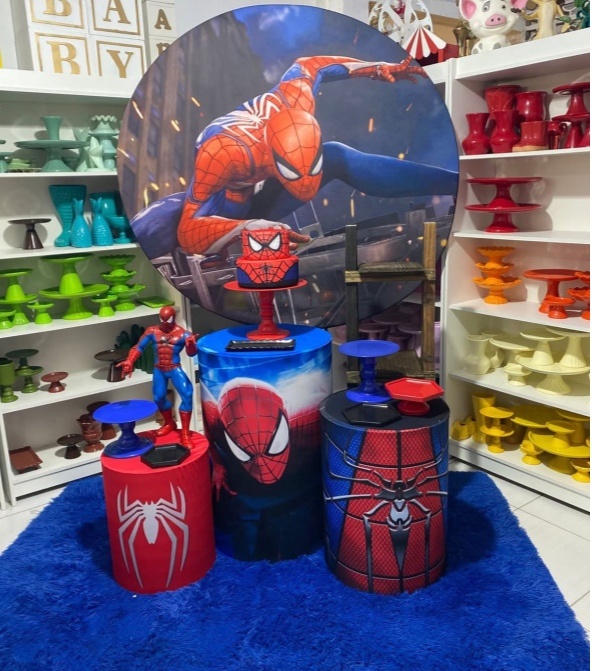 Homem Aranha Kit 2 - Pegue e monte da Fada Madrinha decorações 