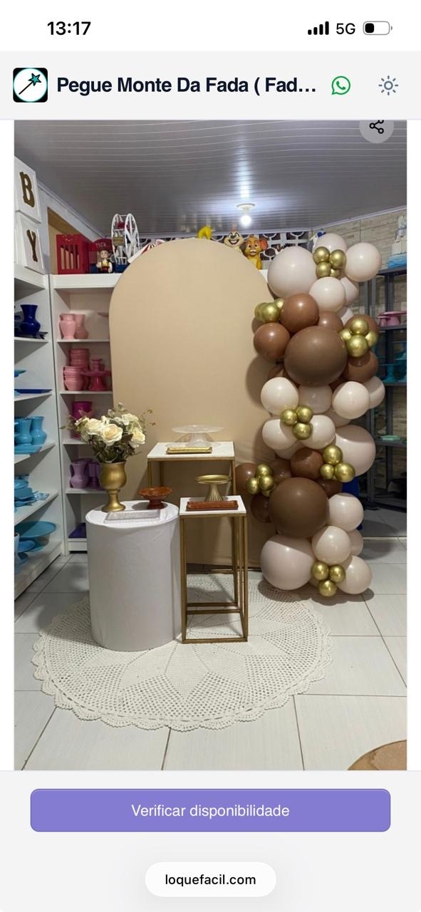 Kit Adulto Bege Marrom  - Pegue e monte da Fada Madrinha decorações 