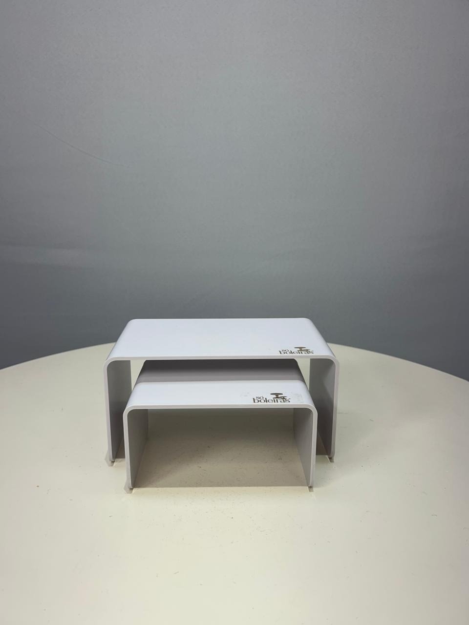 Par de Elevadores Branco - MAMÃE DECORA KIT PEGUE E MONTE 