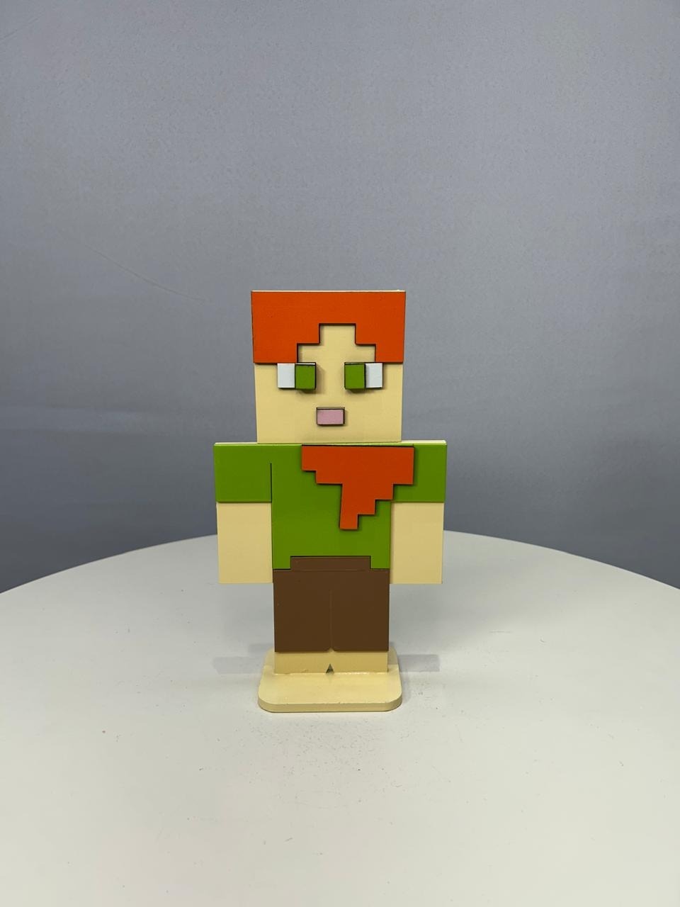 Boneco Minecraft - MAMÃE DECORA KIT PEGUE E MONTE 