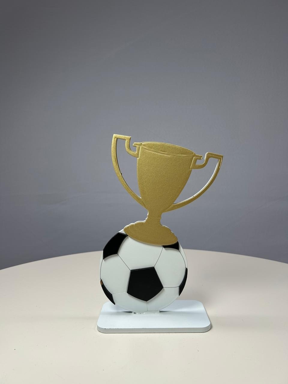 Display Taça de Futebol - MAMÃE DECORA KIT PEGUE E MONTE 