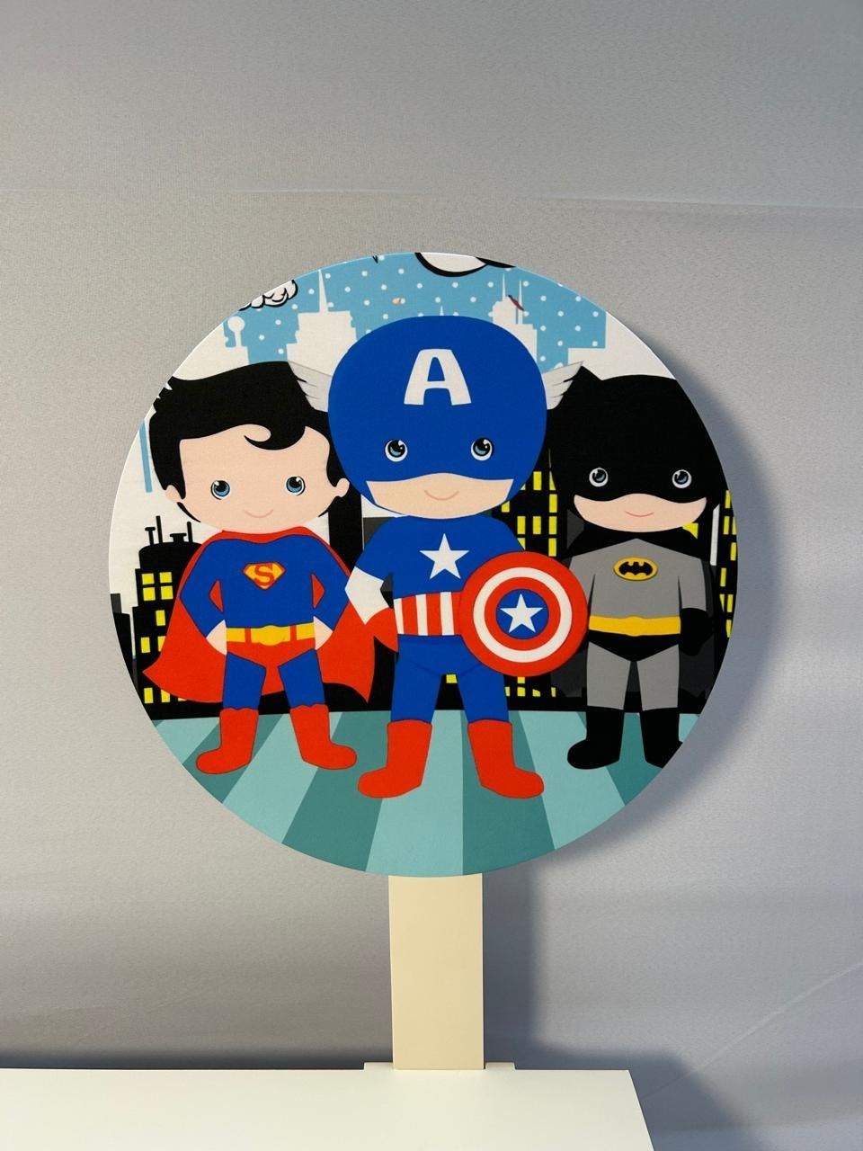 Super-Heróis - MAMÃE DECORA KIT PEGUE E MONTE 