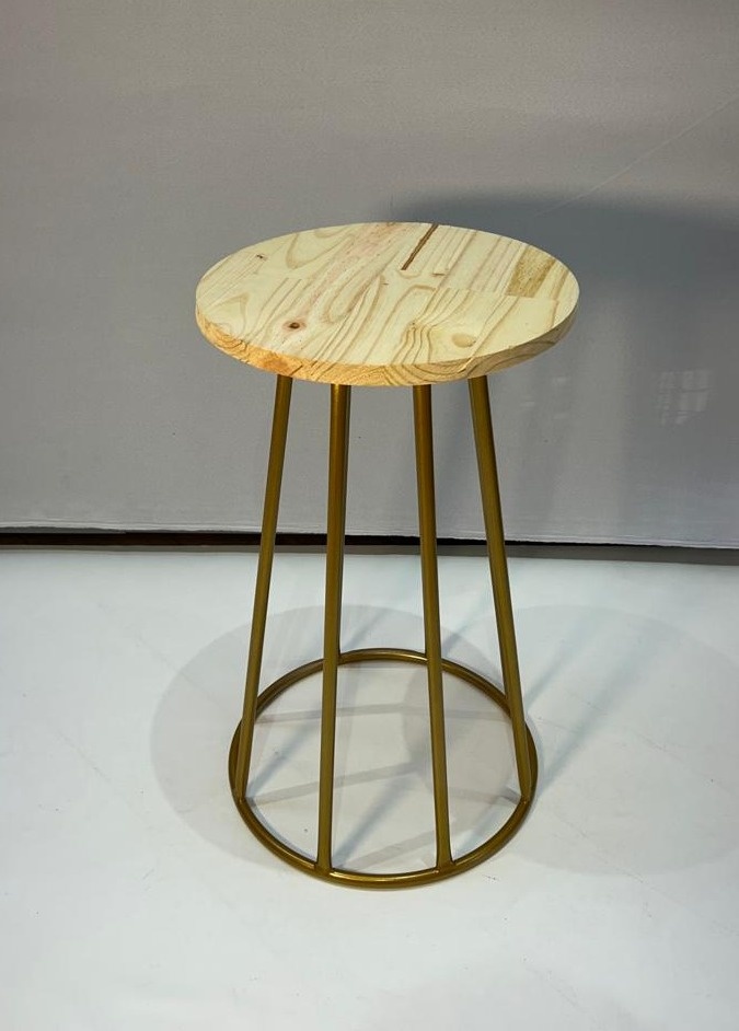 Mesa Cone Pinus M - MAMÃE DECORA KIT PEGUE E MONTE 