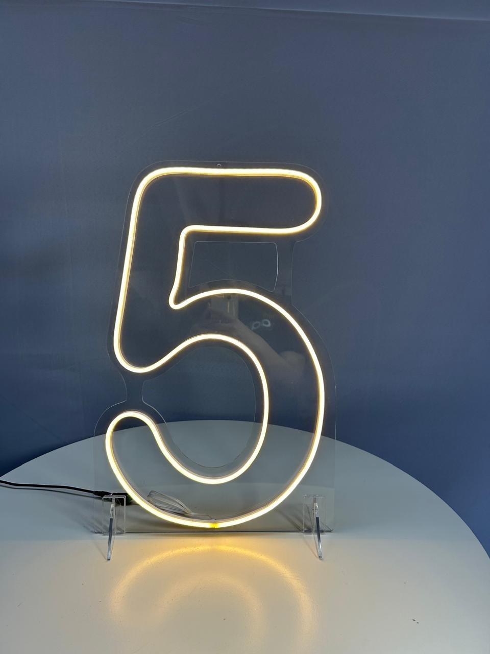 Número Led 5 - MAMÃE DECORA KIT PEGUE E MONTE 