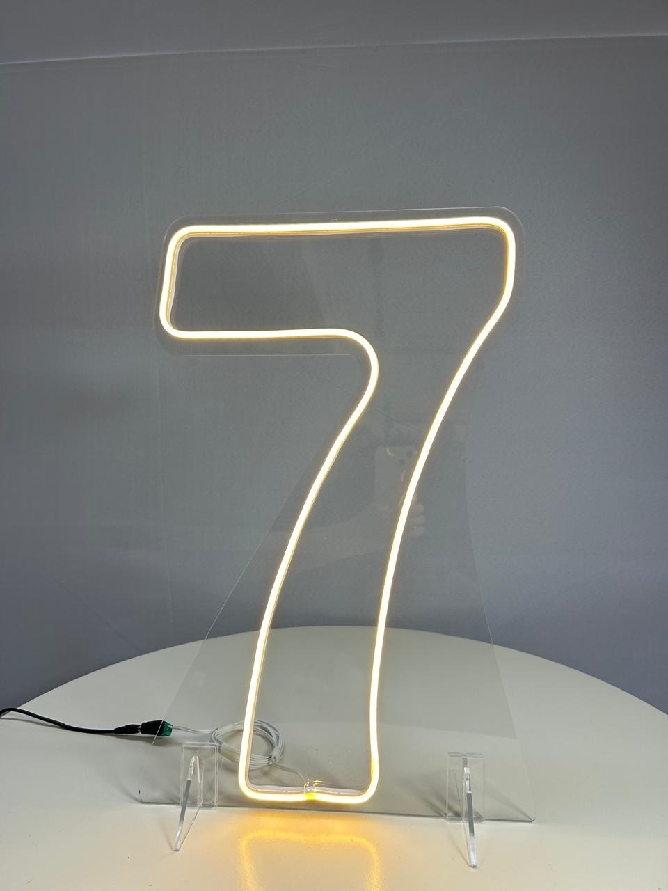 Número Led 7 - MAMÃE DECORA KIT PEGUE E MONTE 