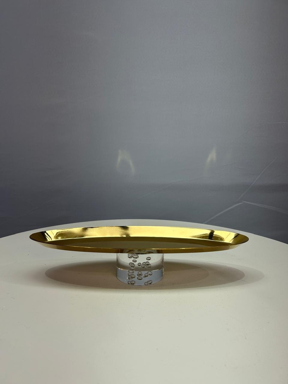 Bandeja Oval Crystal G  - MAMÃE DECORA KIT PEGUE E MONTE 