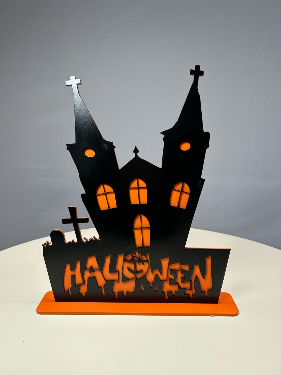 Display Castelo Halloween - MAMÃE DECORA KIT PEGUE E MONTE 