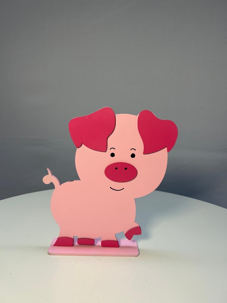 Display Porco - MAMÃE DECORA KIT PEGUE E MONTE 