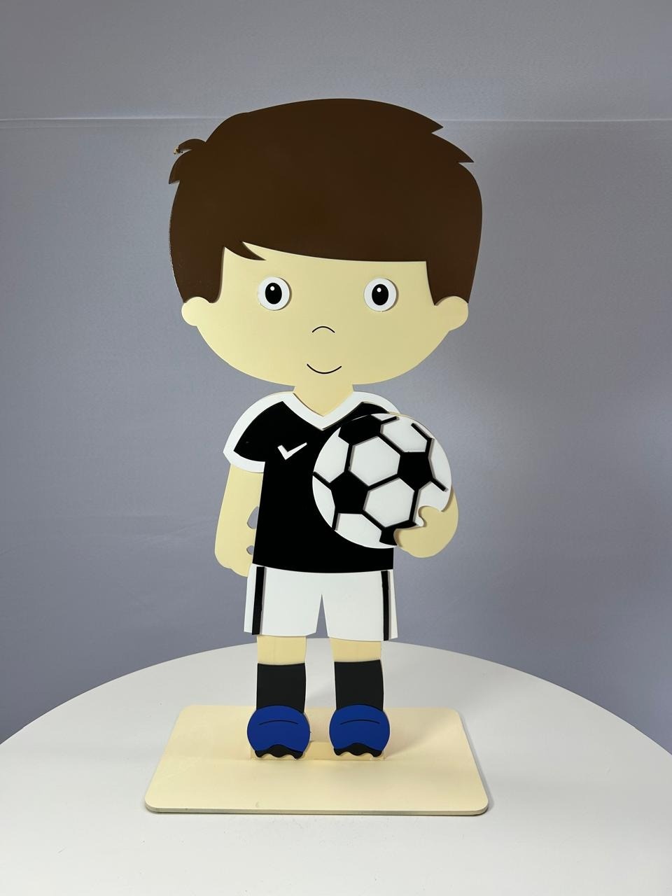 Display Jogador de Futebol G - MAMÃE DECORA KIT PEGUE E MONTE 