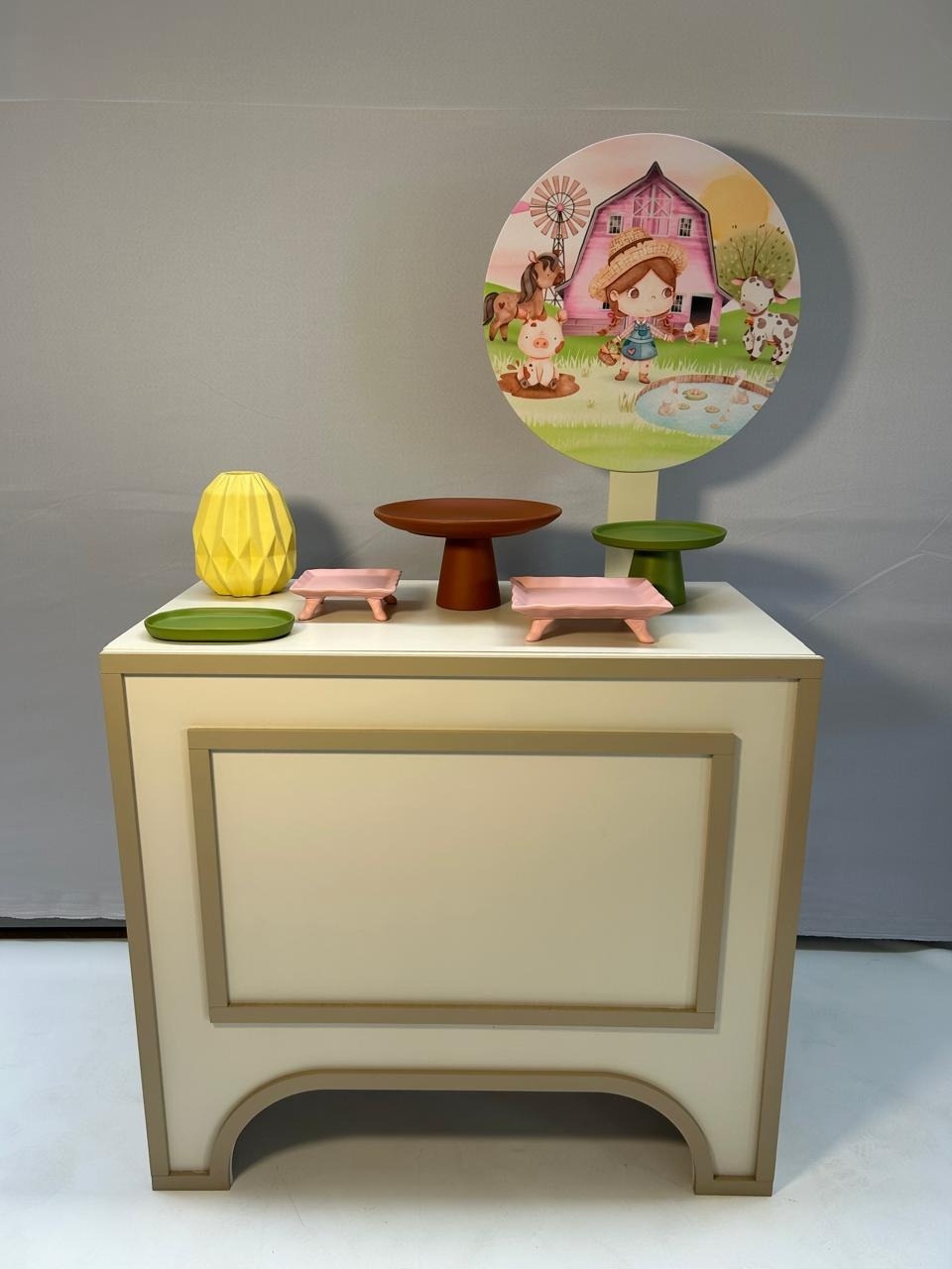 Fazendinha  - MAMÃE DECORA KIT PEGUE E MONTE 