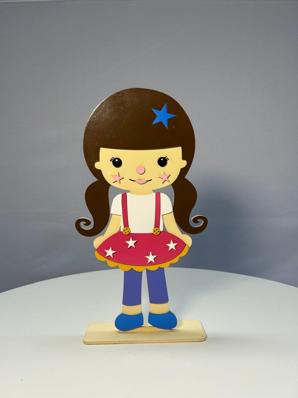 Display Menina Acrobata - MAMÃE DECORA KIT PEGUE E MONTE 