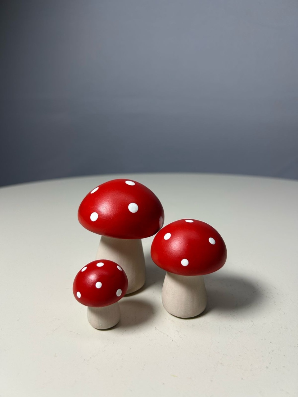 Mini Cogumelos Vermelho - MAMÃE DECORA KIT PEGUE E MONTE 