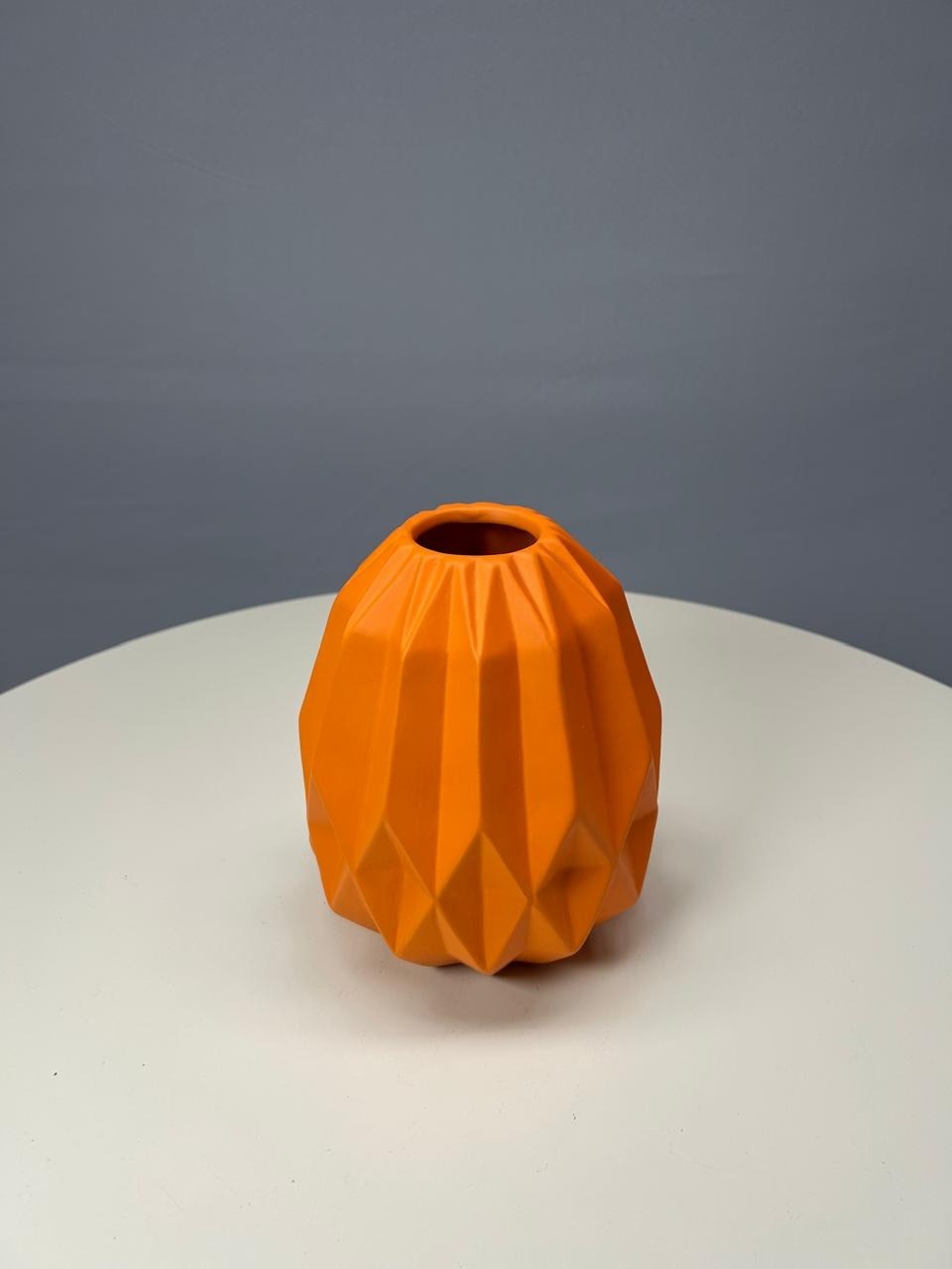 Vaso Laranja G - MAMÃE DECORA KIT PEGUE E MONTE 