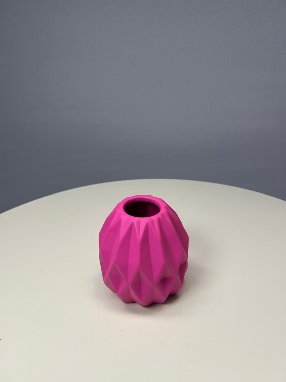 Vaso Pink Fosco M - MAMÃE DECORA KIT PEGUE E MONTE 