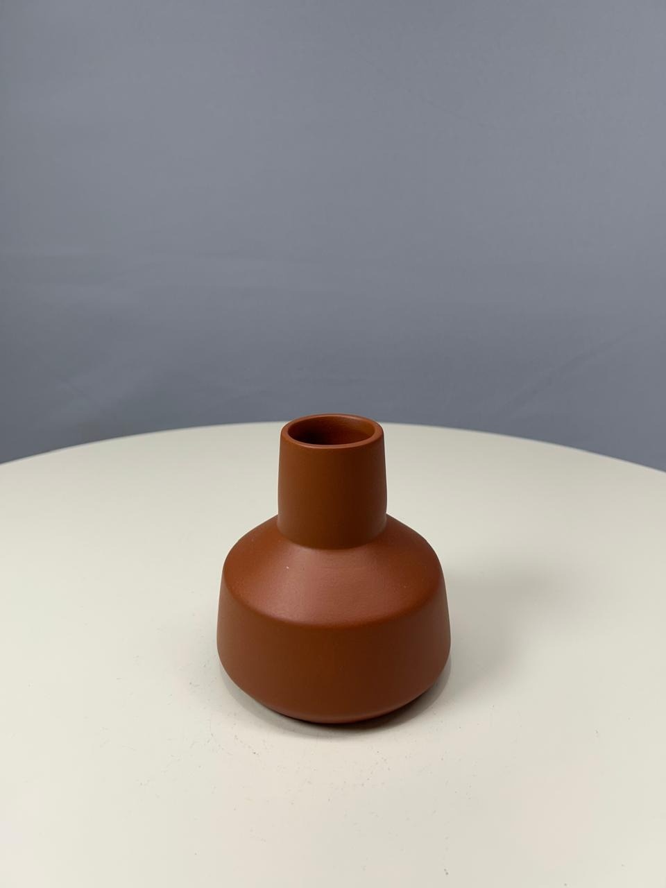 Vaso Marrom - MAMÃE DECORA KIT PEGUE E MONTE 