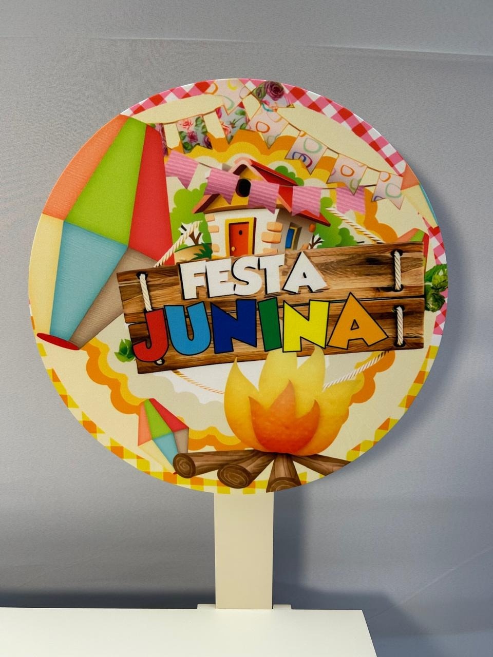 Festa Junina - MAMÃE DECORA KIT PEGUE E MONTE 