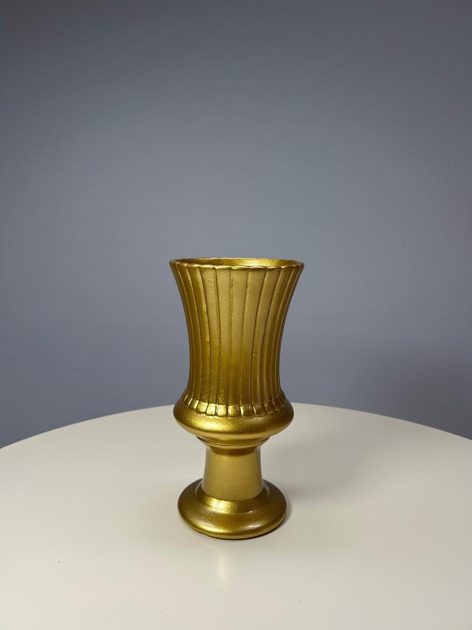 Vaso Dourado  - MAMÃE DECORA KIT PEGUE E MONTE 