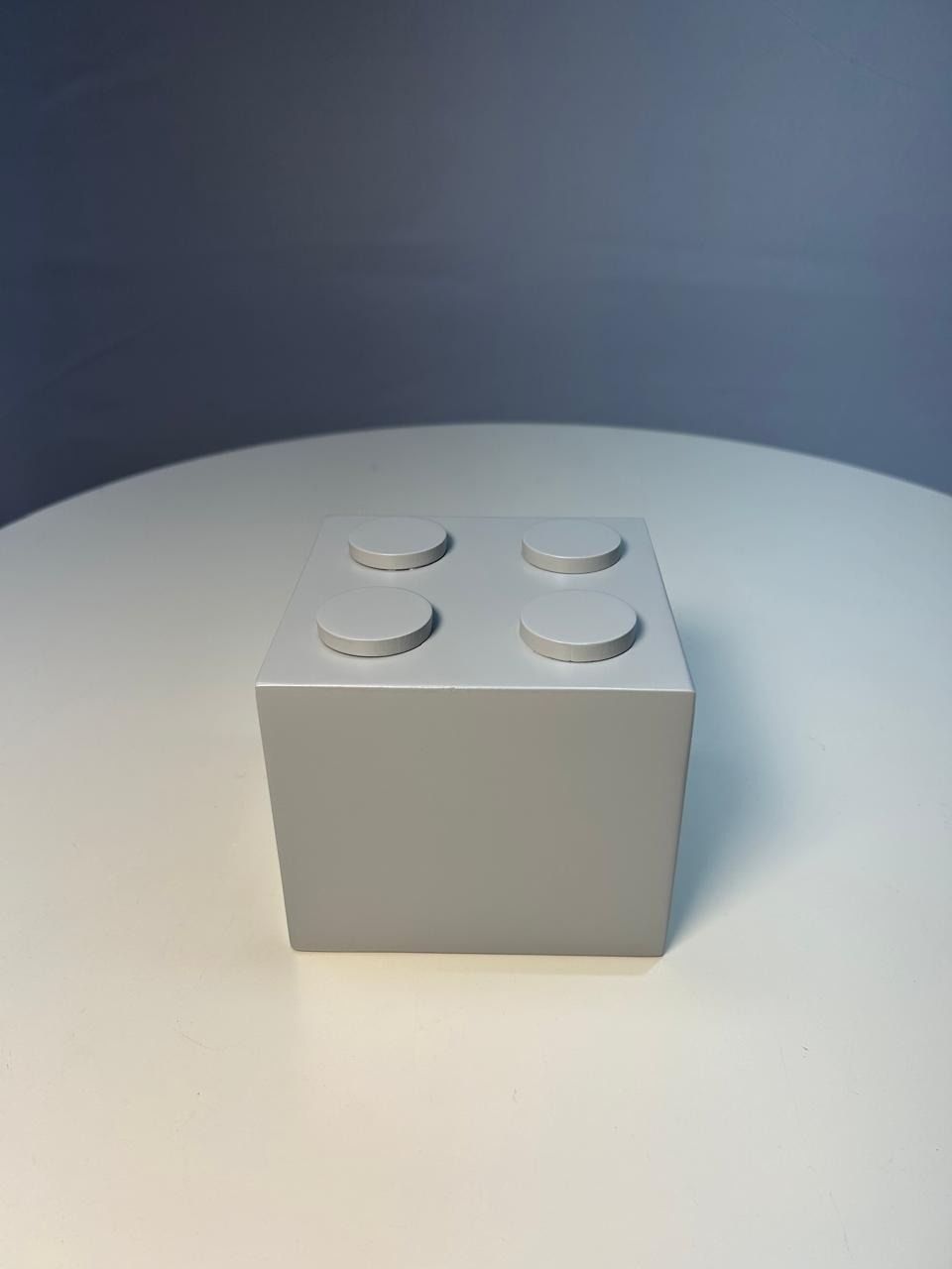 Lego de Mesa Quatro- Cinza - MAMÃE DECORA KIT PEGUE E MONTE 