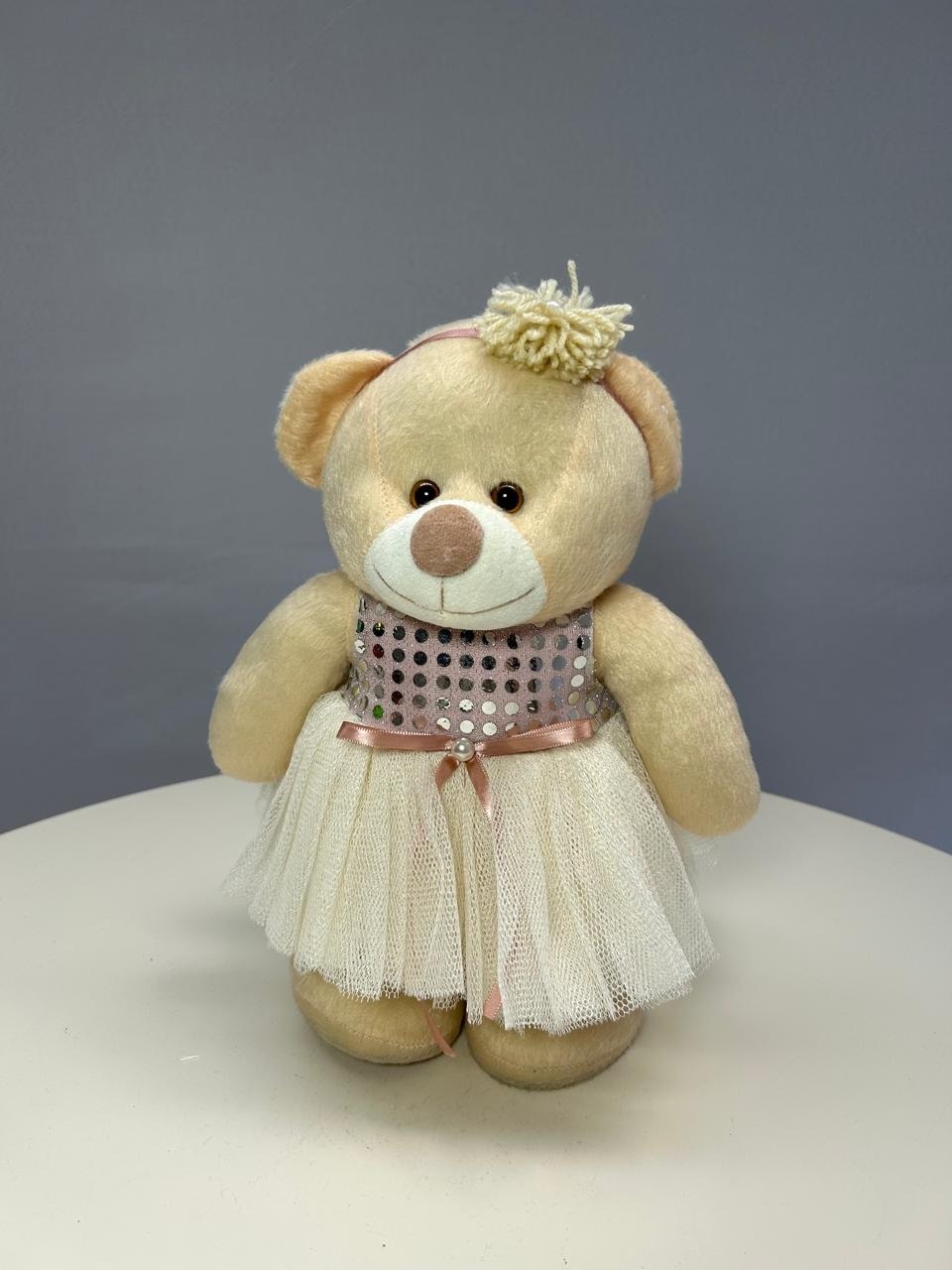 Pelúcia Urso Chá Revelação - MAMÃE DECORA KIT PEGUE E MONTE 