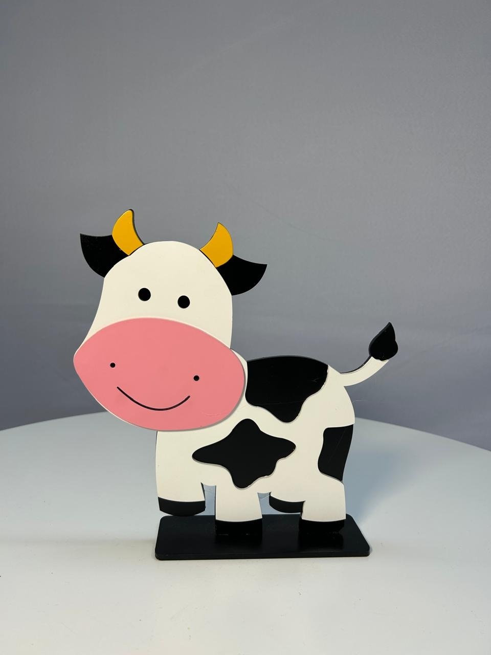 Display Vaca - MAMÃE DECORA KIT PEGUE E MONTE 
