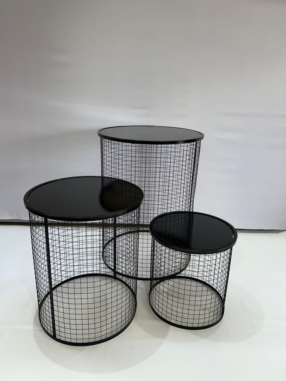 Trio de Cilindro Preto - MAMÃE DECORA KIT PEGUE E MONTE 