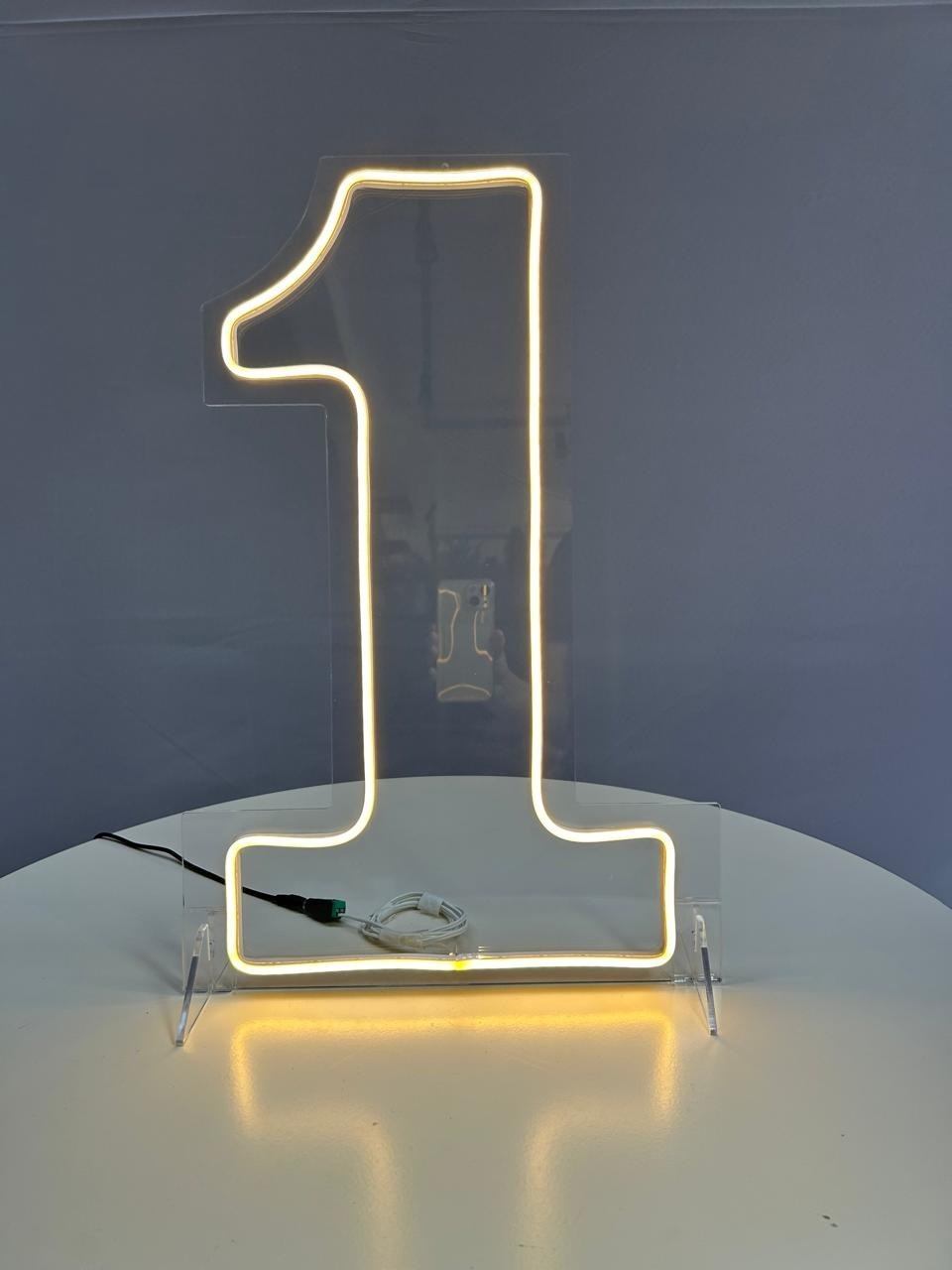 Número Led 1 - MAMÃE DECORA KIT PEGUE E MONTE 