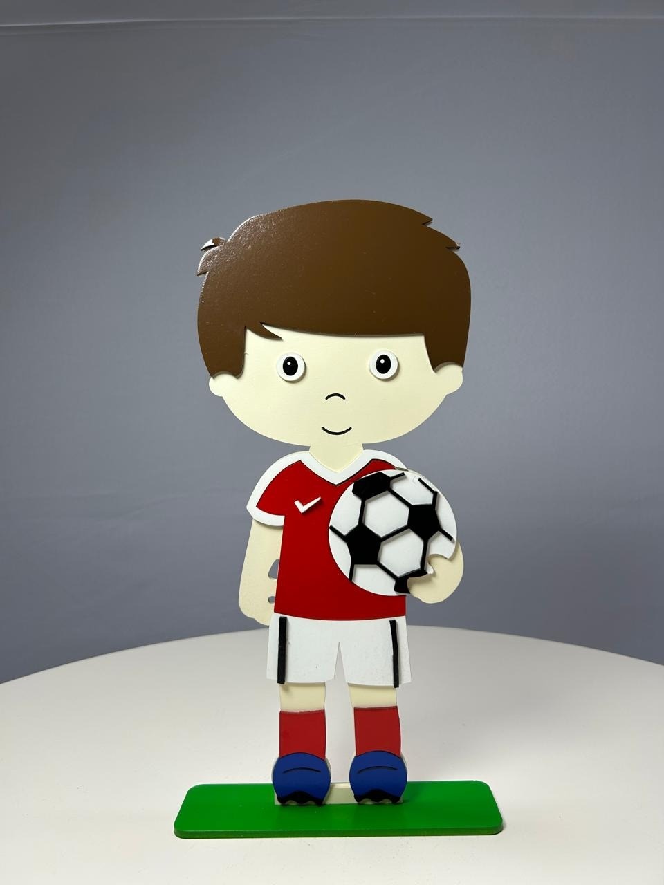 Display Jogador de Futebol - MAMÃE DECORA KIT PEGUE E MONTE 