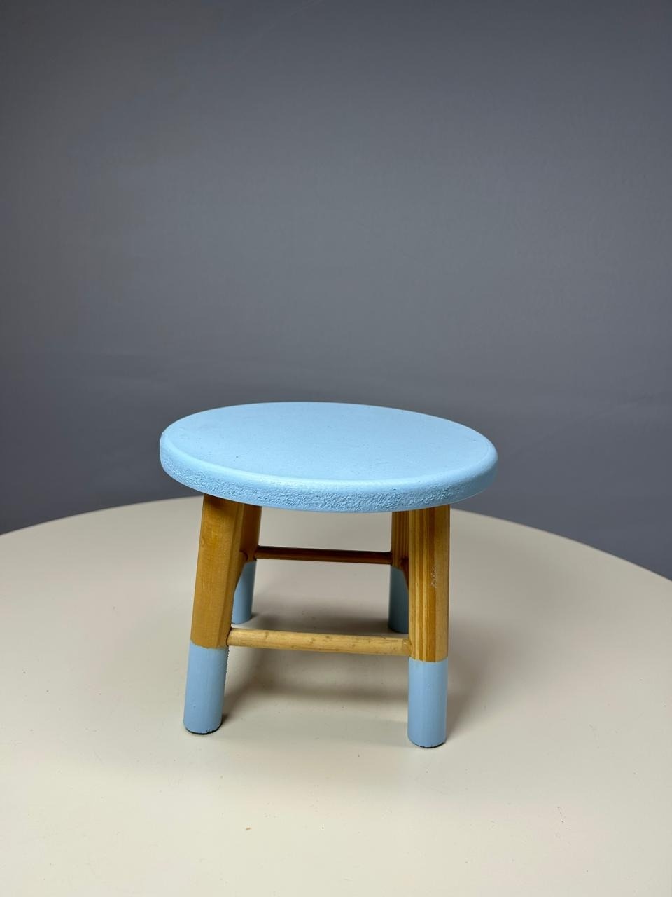 Banquinho Azul - MAMÃE DECORA KIT PEGUE E MONTE 