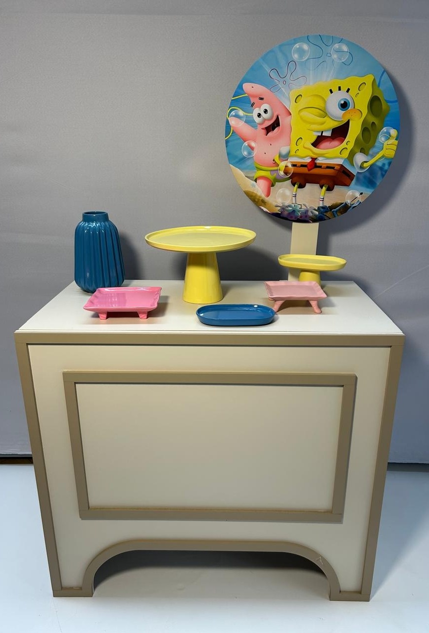 Bob Esponja  - MAMÃE DECORA KIT PEGUE E MONTE 