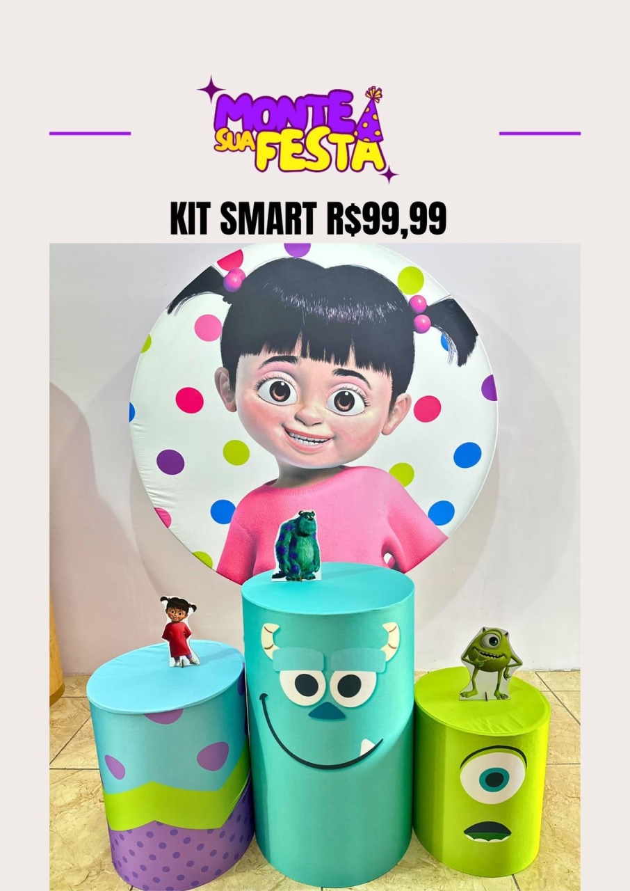 Monstro S.a - Kit Smart  - Monte sua festa 