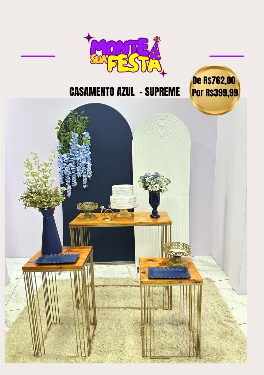 Casamento Azul - Supreme - Monte sua festa 