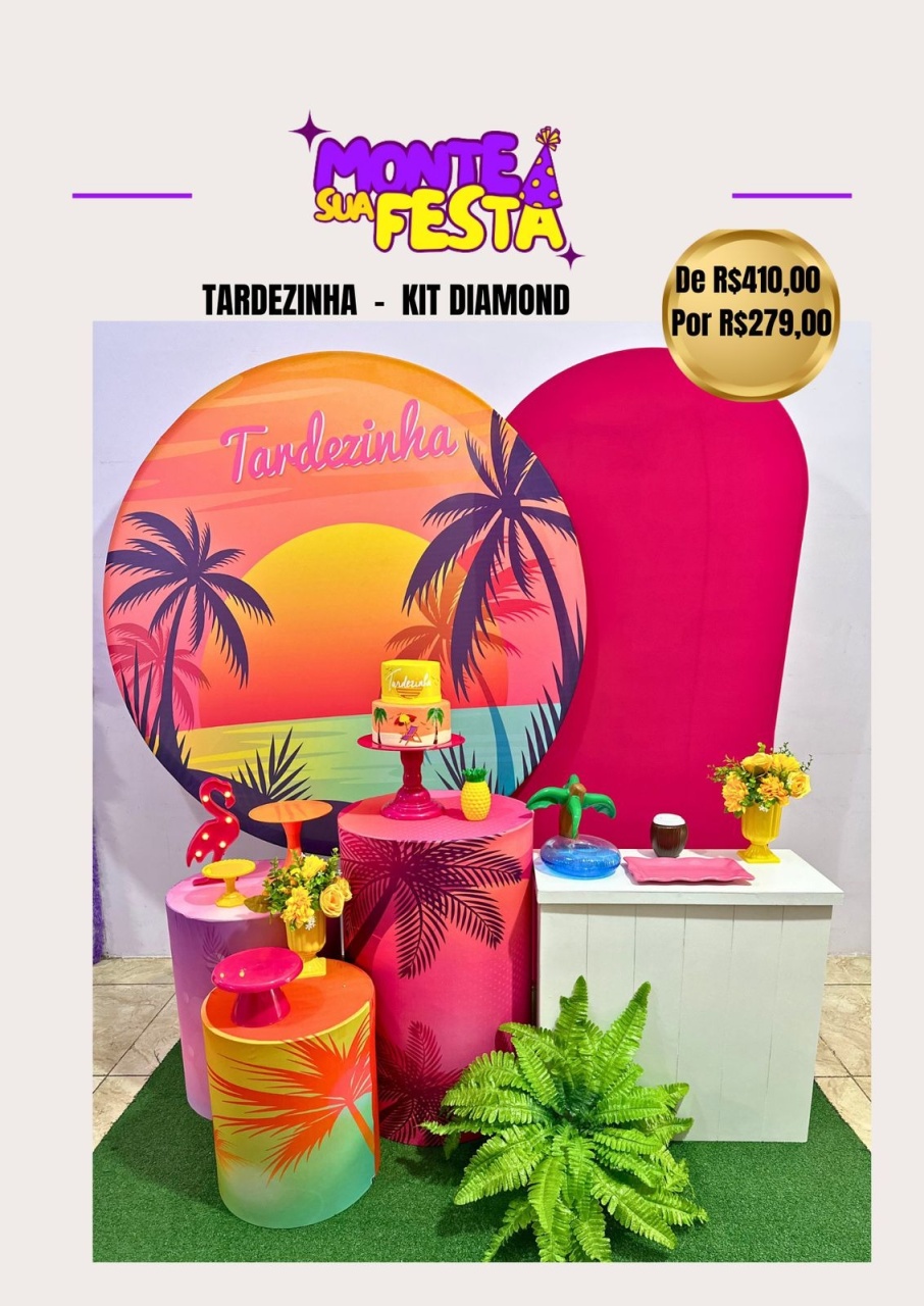 Tardezinha 2.0 - Kit Diamond  - Monte sua festa 