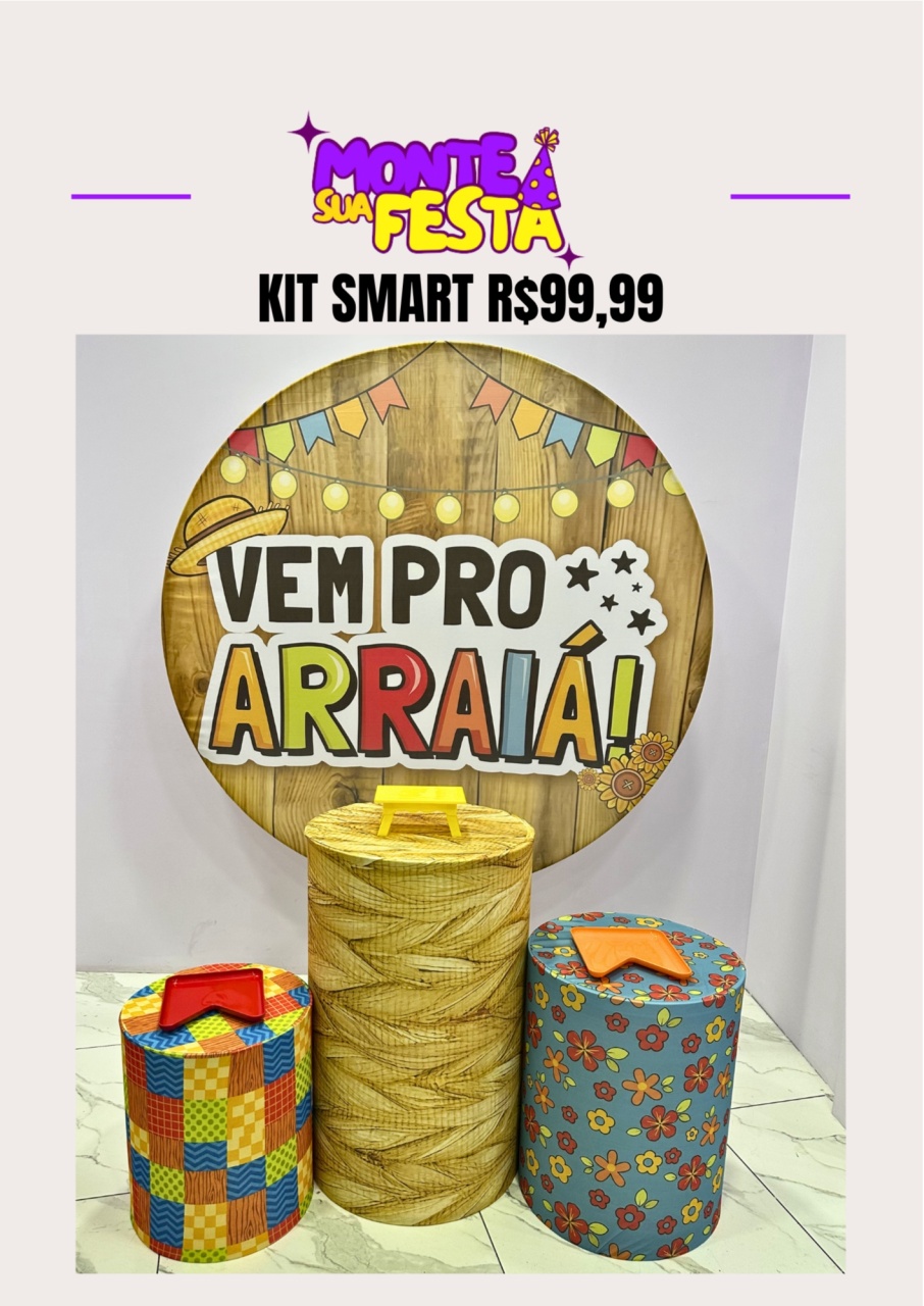 Festa Junina 4 - Kit Smart - Monte sua festa 
