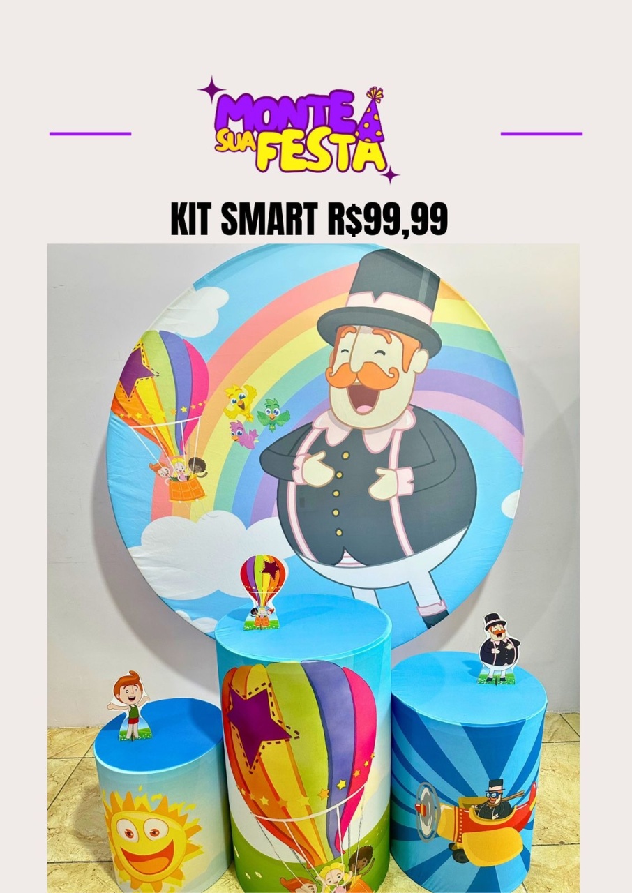 Mundo Bita - Kit Smart - Monte sua festa 