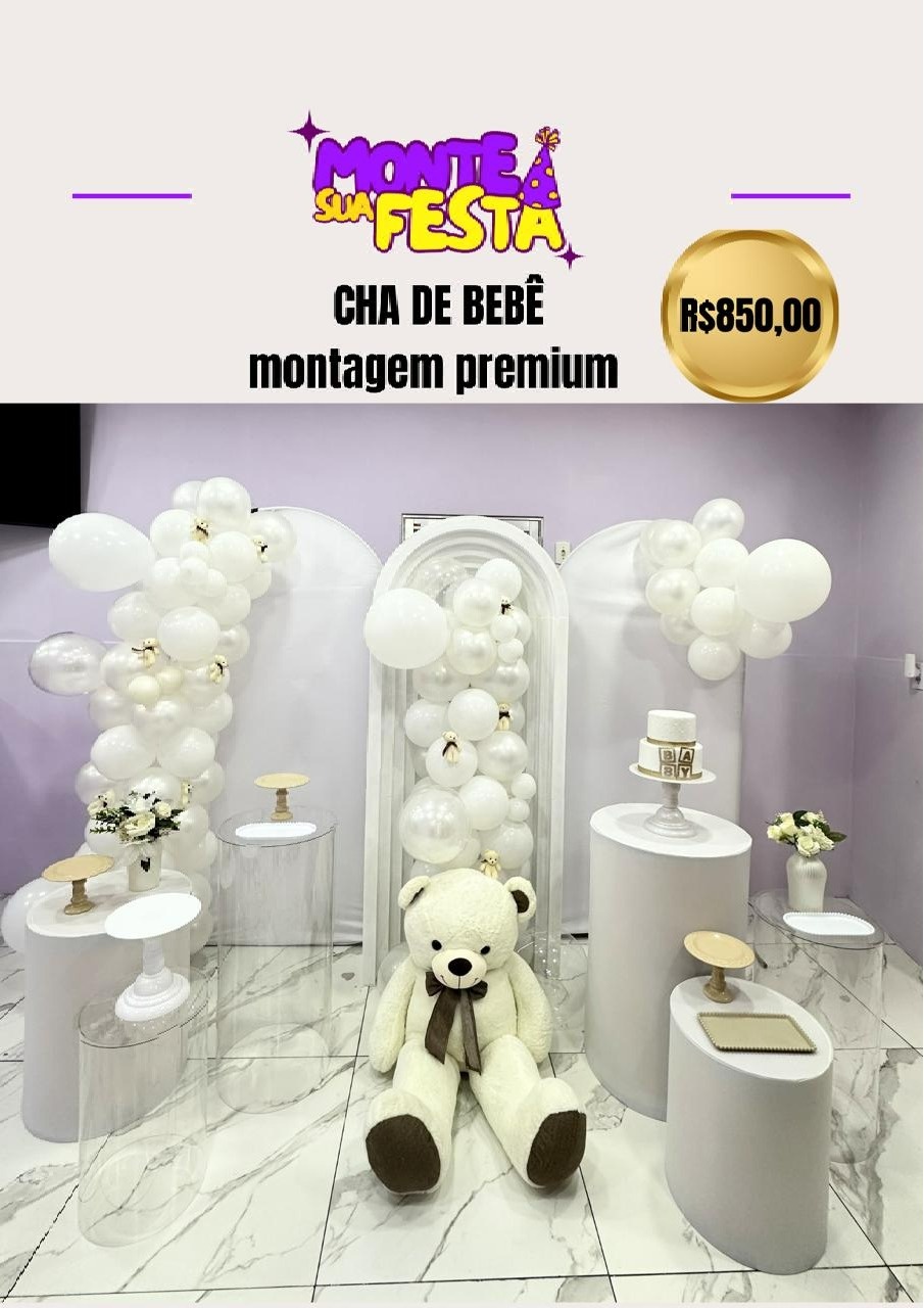 Chá de Bebe Montagem  - Monte sua festa 