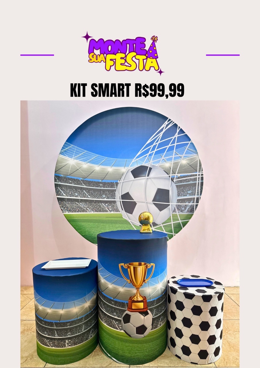 Futebol - Kit Smart  - Monte sua festa 